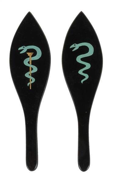 Serpent and Staff Paddles. Holland: Eddy Taytelbaum, ca. 19...