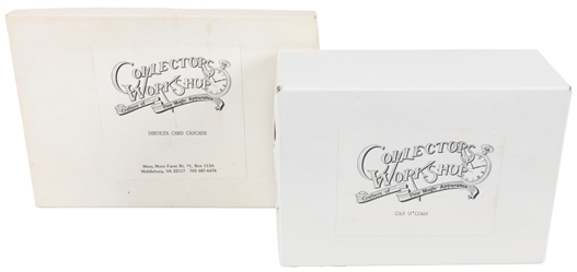 [COLLECTOR'S WORKSHOP]. Two boxed magic props. Including: D...