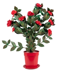 Flowering Rose Bush. Azusa: Owen Magic Supreme, 1990s. A ba...