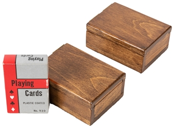 Wooden Mini Card Boxes. New Jersey: The Trickery, ca. 2004....