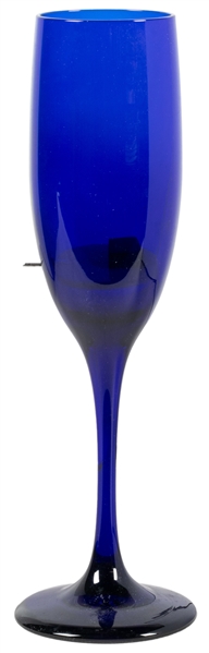 Cobalt Blue Coin Glass. After Martinka, ca. 1980s. The perf...