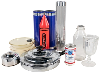 [MAGIC PROPS]. Collection of stage magic props. Various man...