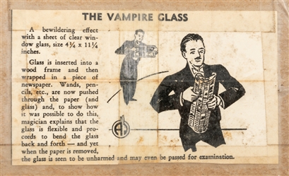 The Vampire Glass (Flexible Glass). Colon: Abbott's Magic, ...