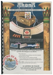 Akana. France: Fabrice Delaure, ca. 2001. Cards are shuffle...