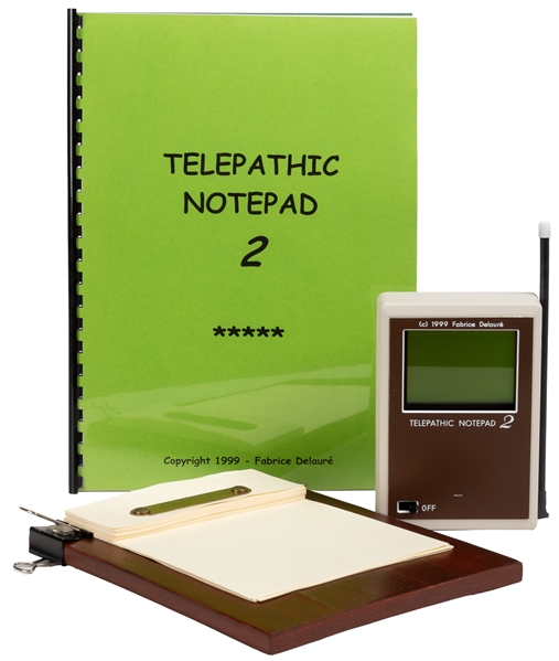 Telepathic Notepad 2. France: Fabrice Delaure, 1999. A spec...
