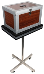 Master Prediction System. A chest resting on the magician's...