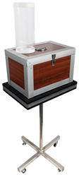 Master Prediction System. A chest resting on the magician's...