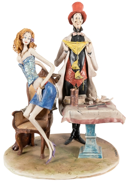 MORETTO, Toni (Italian, 1929 - 2011). Magician Holding Ling...