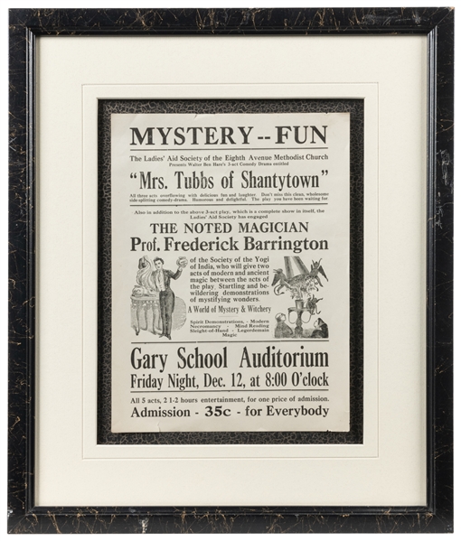 BARRINGTON, Frederick (1868 - ?). A World of Mystery & Witc...