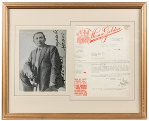 GOLDIN, Horace (Hyman Elias Goldstein, 1873 - 1939). Horace...