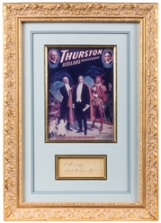 THURSTON, Howard (1869 - 1936). Howard Thurston Signed Disp...