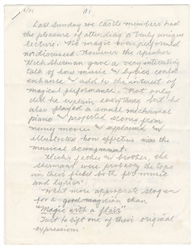 VERNON, Dai (1894 - 1992). The Vernon Touch, June 1986. Wri...