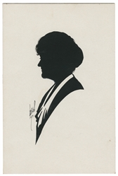 VERNON, Dai (1894 – 1992). Silhouette of a Woman. 1931. Bla...