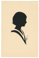 VERNON, Dai (1894 – 1992). Silhouette of a Young Woman. 193...