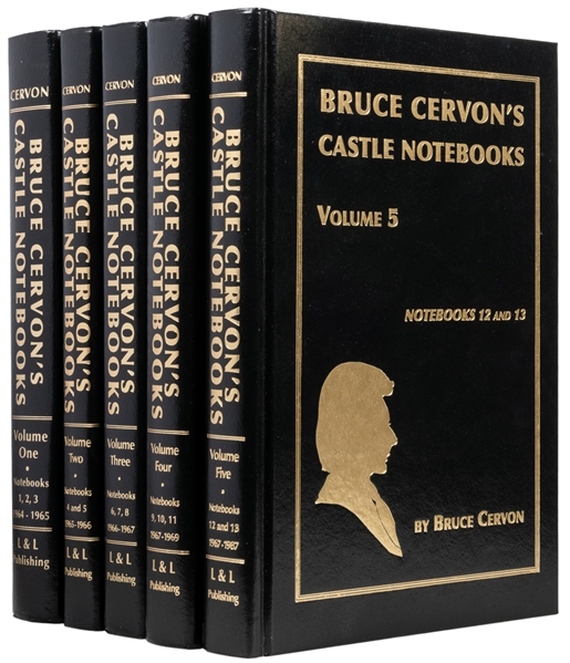 CERVON, Bruce (1941 - 2007). Bruce Cervons Castle Notebook...