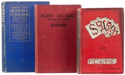 [MAGIC]. Group of 3 volumes. Including HOUDINI, Harry (ed)....