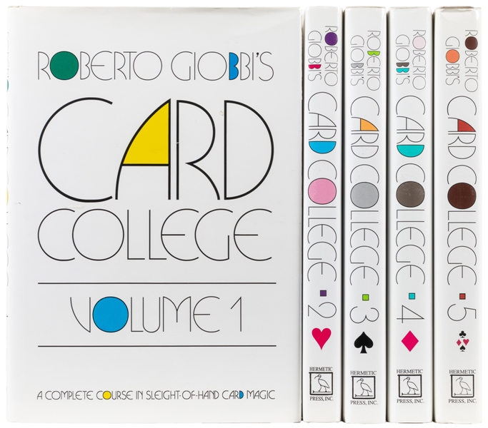 GIOBBI, Roberto (b. 1959). Card College Volumes 1-5. Seattl...