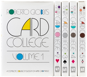 GIOBBI, Roberto (b. 1959). Card College Volumes 1-5. Seattl...