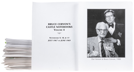 CERVON, Bruce (1941 - 2007). Bruce Cervon's Castle Notebook...