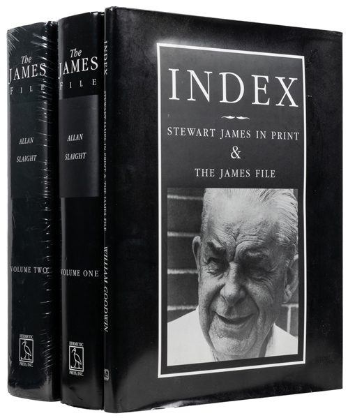 [JAMES, Stewart (1908 – 1996)]. SLAIGHT, Allan (ed). The Ja...