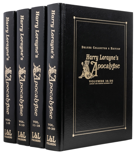 LORAYNE, Harry (1926 - 2023). Complete set of Harry Lorayne...
