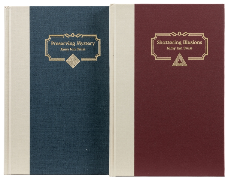 SWISS, Jamy Ian (b. 1953). Two volumes. Including Preservin...