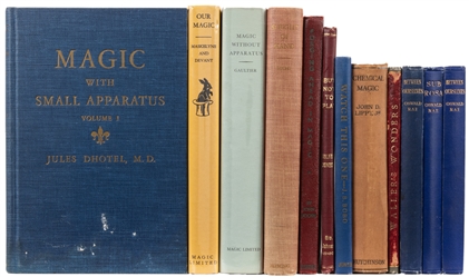 [MAGIC]. Thirteen Vintage Books on Magic. Some titles inclu...
