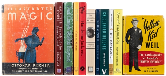 [MAGIC]. Hardcover Books on Magic. Including CURRY, Paul. W...