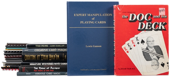 [CARD MAGIC]. Large Collection of Hardcover and Softcover B...