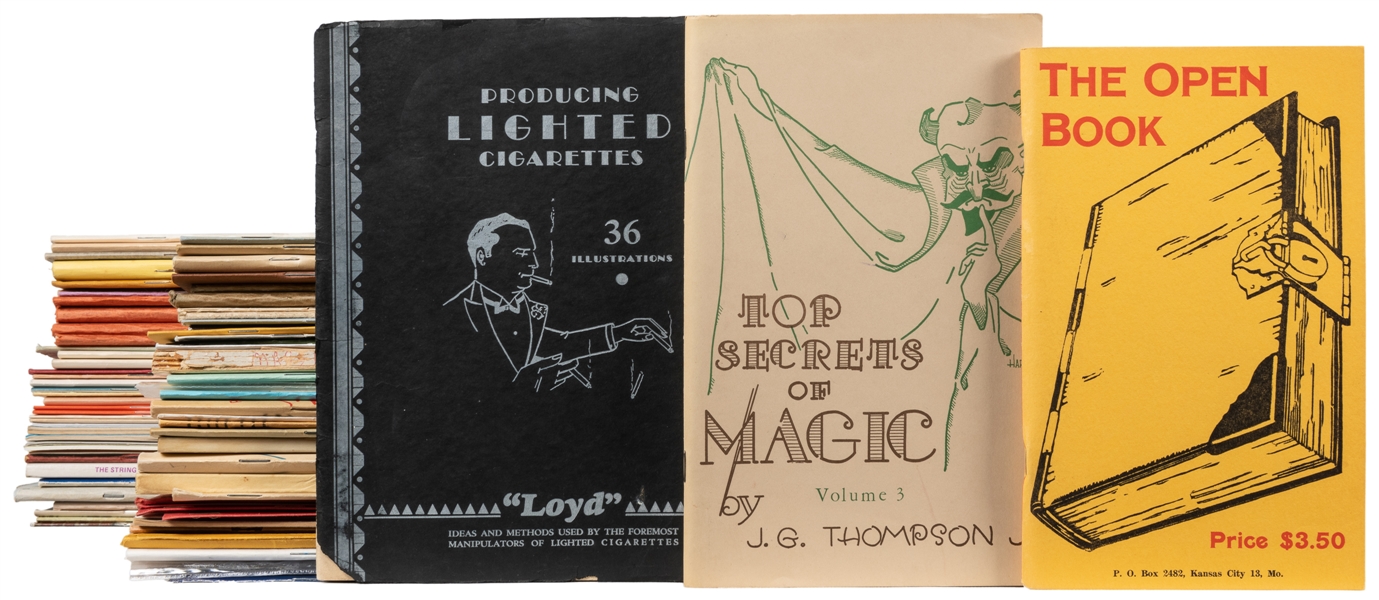 [MAGIC]. Large Group of Magic Booklets. More than 80 public...