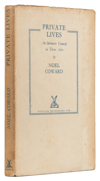  COWARD, Noel (1899-1973). Private Lives. An Intimate Comedy...