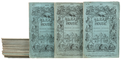  DICKENS, Charles (1812-1870). Bleak House. London: Bradbury...