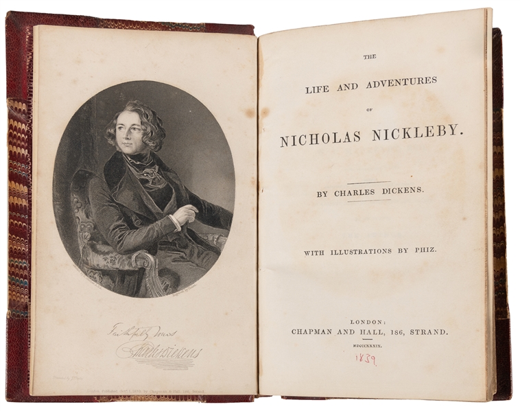  DICKENS, Charles (1812-1870). The Life and Adventures of Ni...