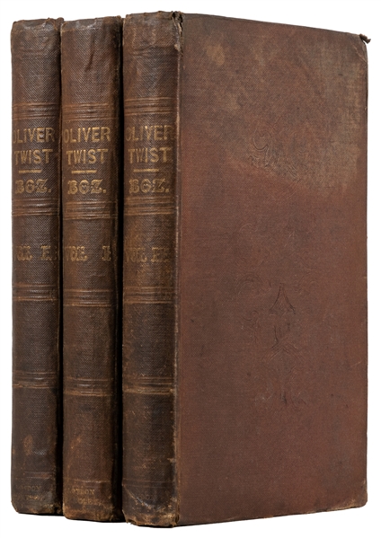  DICKENS, Charles (1812-1870). Oliver Twist; or, the Parish ...