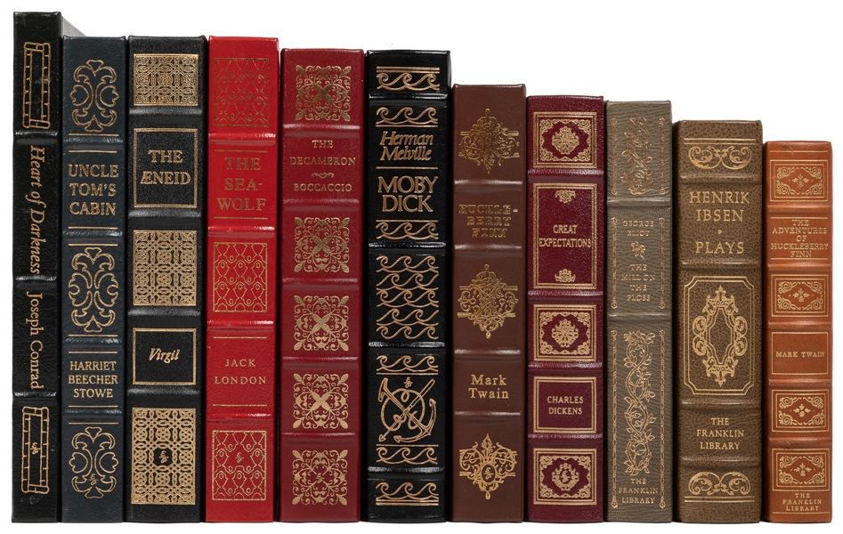  [BINDINGS]. Group of 25 Easton Press and Franklin Library t...