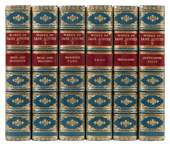  [FINE BINDINGS]. AUSTEN, Jane (1775-1817). Works of Jane Au...