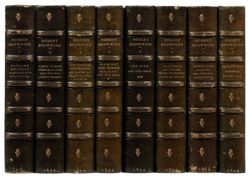  [FINE BINDINGS]. BROWNING, Robert (1812-1889). The Poetical...