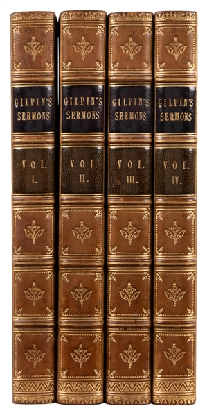  [FINE BINDINGS]. GILPIN, William (1724-1804). Sermons Preac...