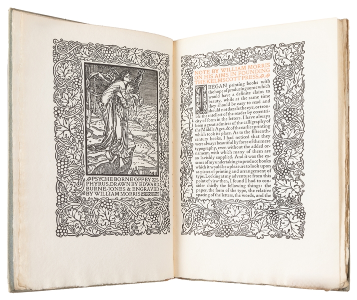  [FINE PRESS]. MORRIS, William (1834-1896). The Art and Craf...