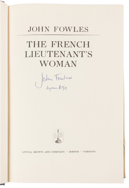  FOWLES, John (1926-2005). The French Lieutenant’s Woman. Bo...