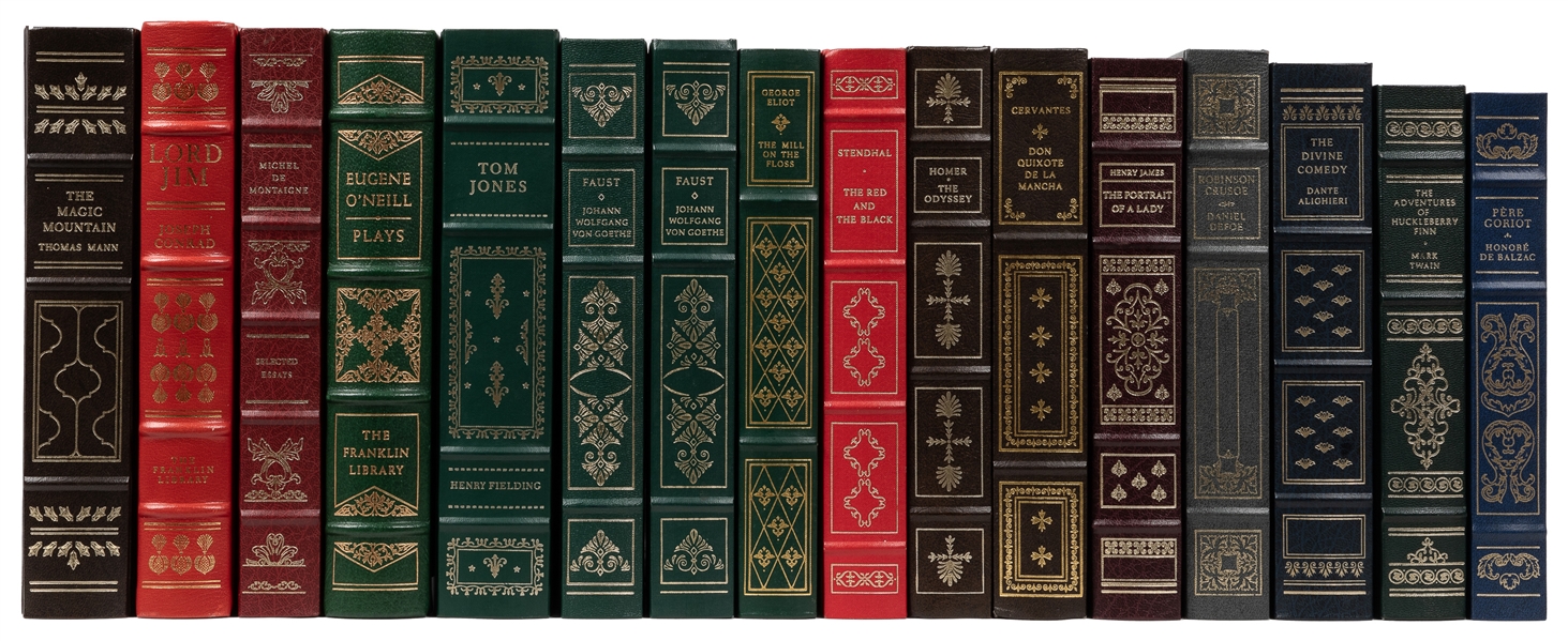  [FRANKLIN LIBRARY]. Group of 24 Titles. Franklin Center: Th...