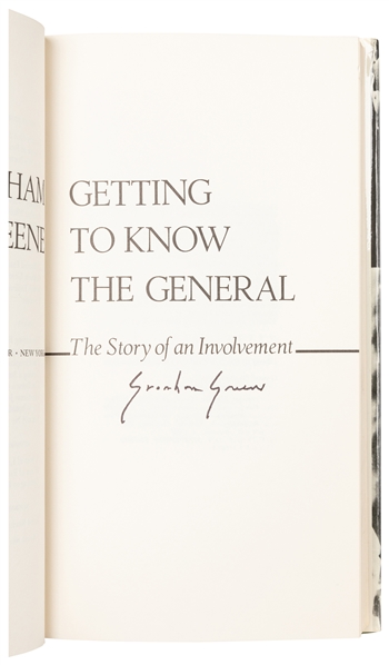  GREENE, Graham (1904-1991). Getting to Know the General. Th...