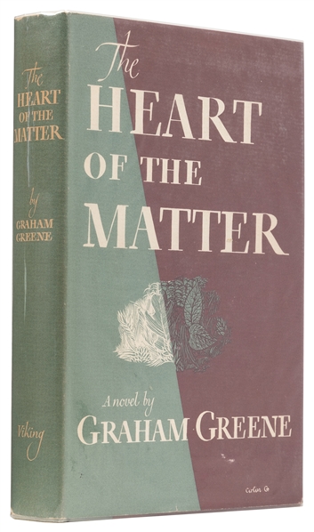  GREENE, Graham (1904-1991). The Heart of the Matter. New Yo...