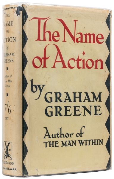  GREENE, Graham (1904-1991). The Name of Action. London: Wil...