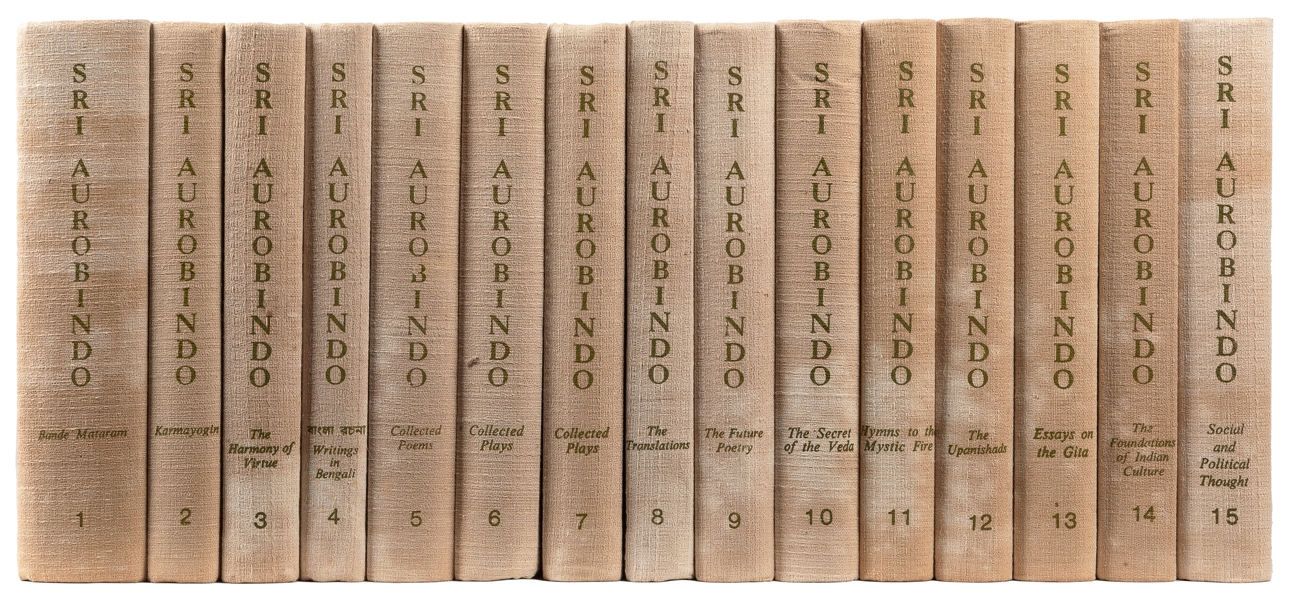  [INDIA]. AUROBINDO, Sri (1872-1950). Collected Works of Sri...