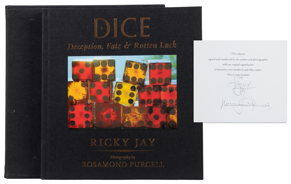  JAY, Ricky (1946-2018). Dice. Deception, Fate & Rotten Luck...