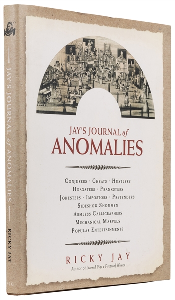  JAY, Ricky (1946-2018). Jay’s Journal of Anomalies. New Yor...