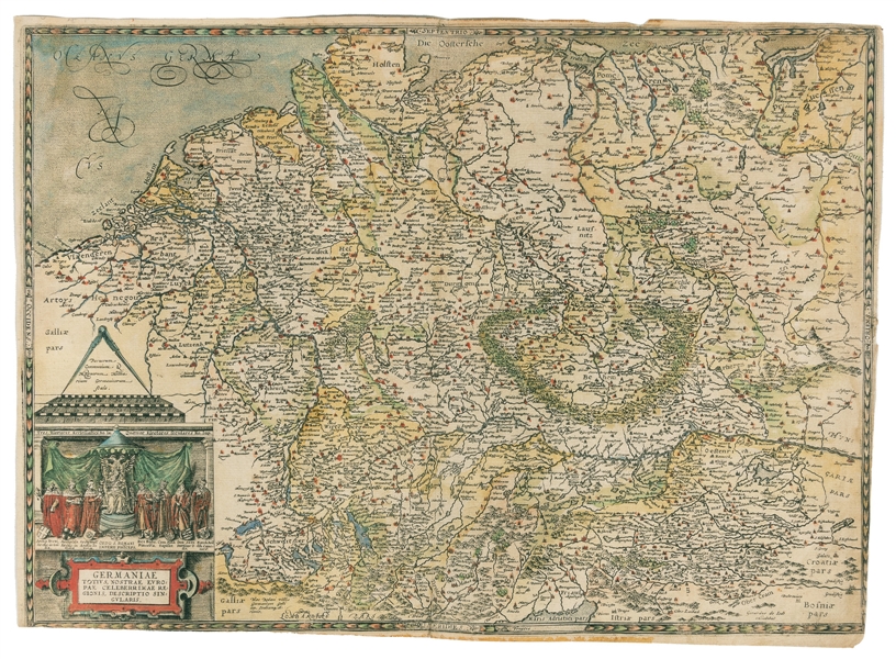  [MAPS]. [DE JODE, Gerard (1509-1591), cartographer]. German...