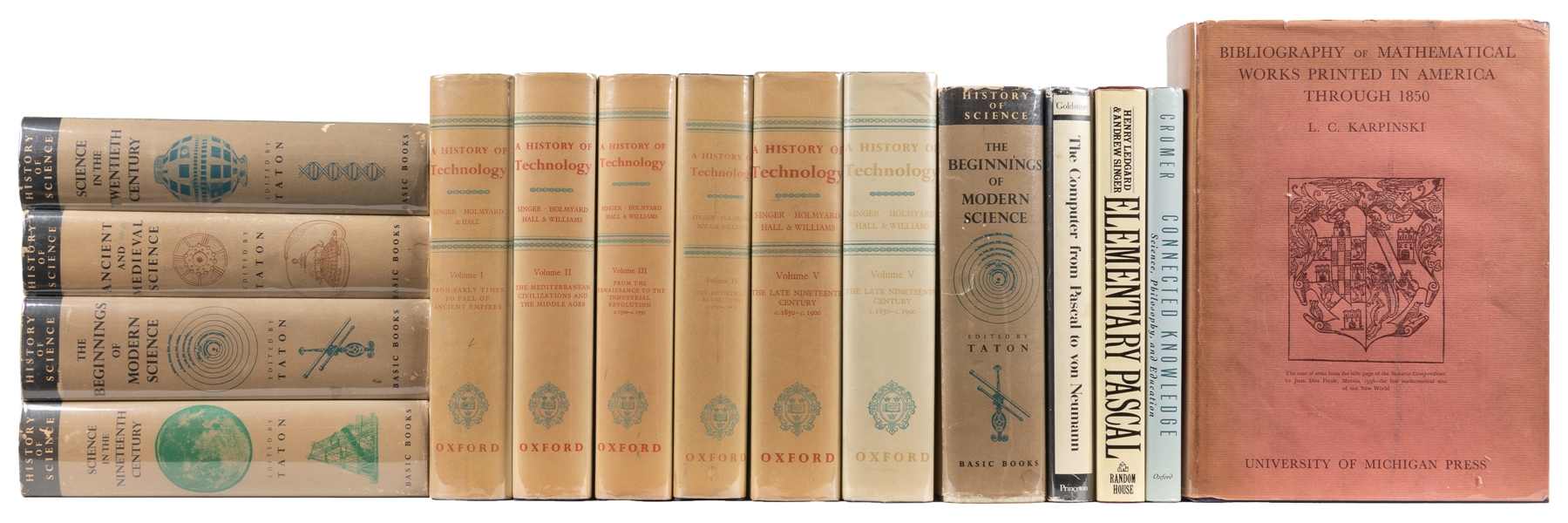  [SCIENCE & MATHEMATICS]. Collection of books, catalogs, and...