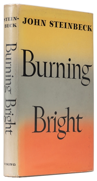  STEINBECK, John (1902-1968). Burning Bright. A Play in Stor...